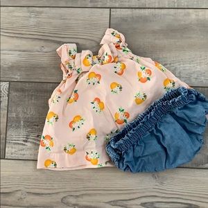 Kate Spade Orange and Denim Set
